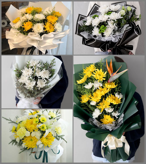 广东梅州市五华县梅林镇白事花束代送
